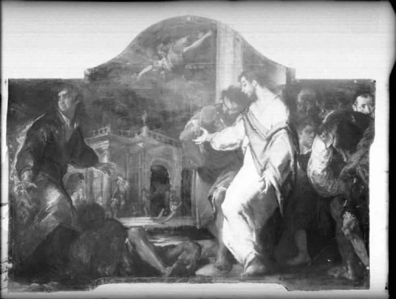 La probatica piscina - Giuseppe Bazzani, Mantova, Chiesa di S. Maria della Carità
